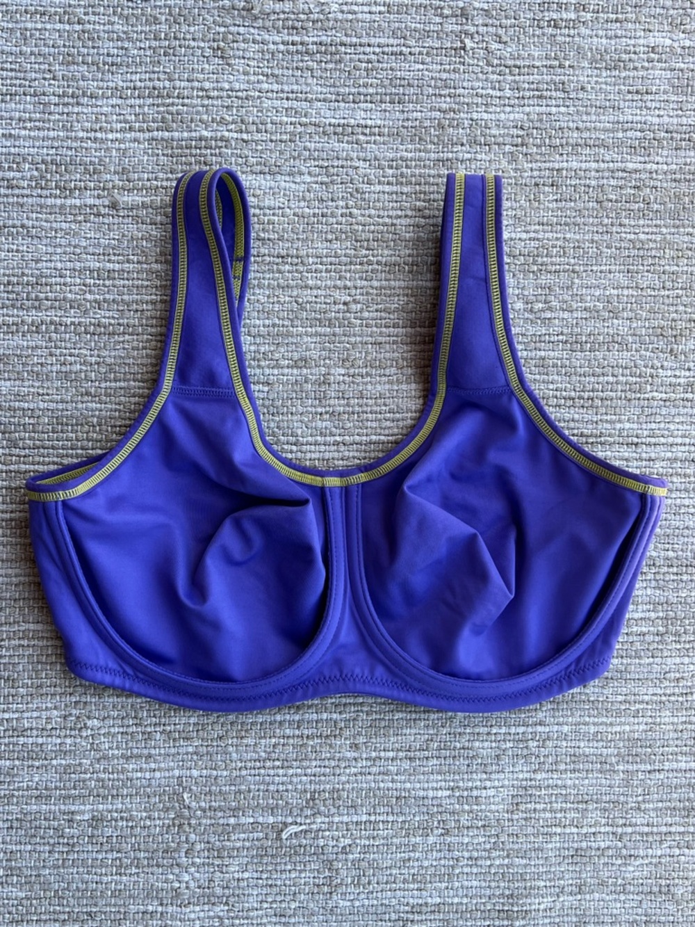 Wacoal Simone Sport Underwire Purple Bra high intensity impact sports size 36 DD